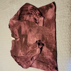 Large Women's Bibi shirt. Purple. NWOT